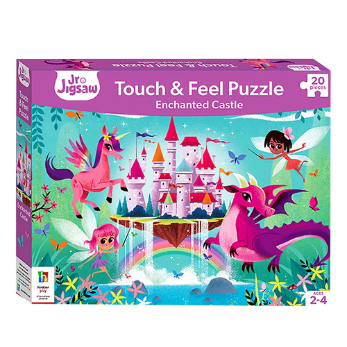 Hinkler Touch & Feel Puzzle Enchanted Castle Jr Jigsaw Puzzle 20pcs (ABW002992)