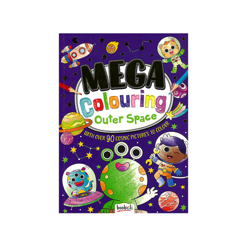 Bookoli Mega Colouring Outer Space Activity Book (ABW494686)