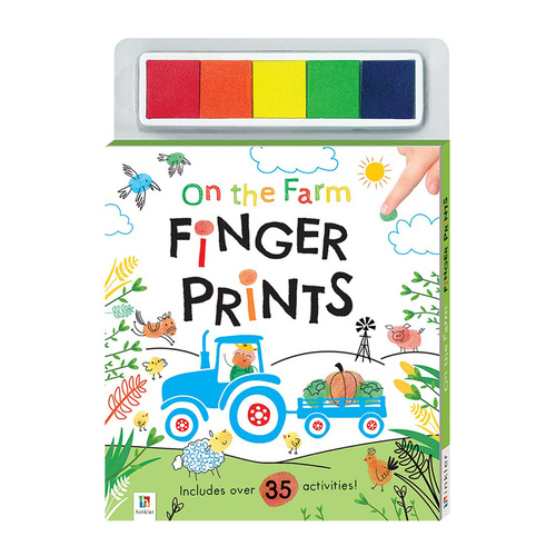 Hinkler On the Farm Finger Prints incl 35 Activities (ABW913600)