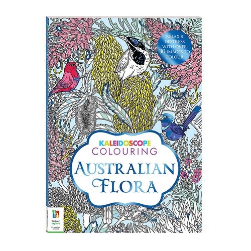 Hinkler Kaleidoscope Colouring Australian Flora Activity Book (ABW924392)