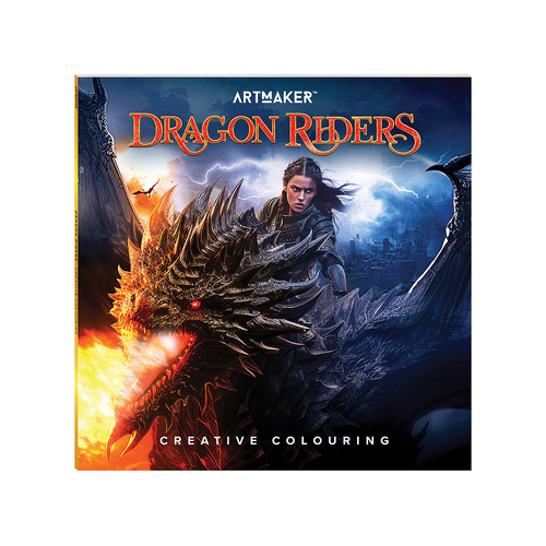 Hinkler Dragon Riders Creative Colouring Activity Book (ABW962141)