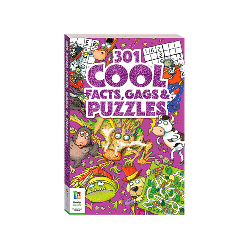 Hinkler 301 Cool Facts Gags & Puzzles Childrens Book (ABW963988)