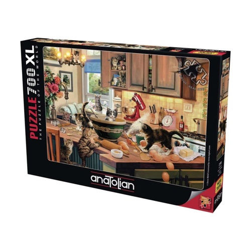 Anatolian Kitten Kitchen Capers Jigsaw Puzzle XL 700 Pieces