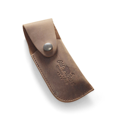 Old Bear Greased Leather Sheath Small 130 x 55 x 10mm (ANT-SH-SM)