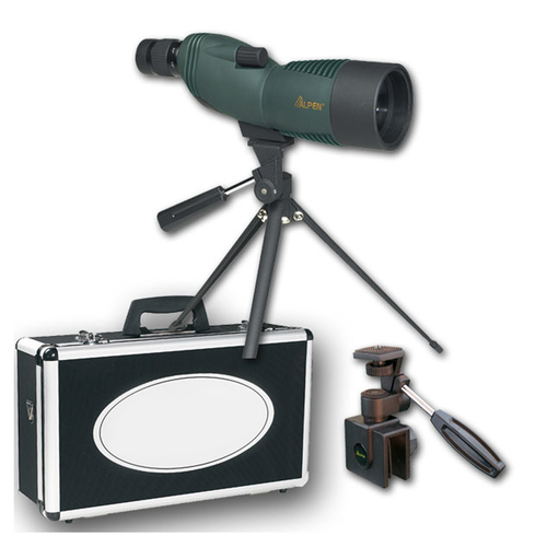 Alpen Straight Waterproof Spotting Scope Kit 15-45 x 60 (AS725NKIT)