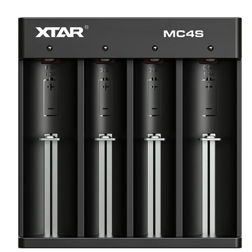 Xtar 4 Bay Universal Lithium Battery Charger (BAT-MC4S)