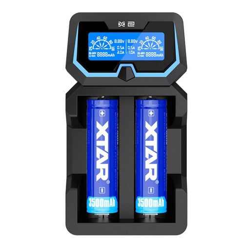 Xtar X2 Fast Charging LCD Battery Charger (BAT-X2)