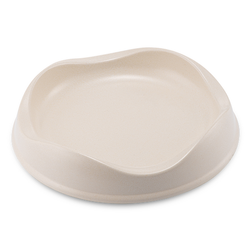 Beco Bowl Eco-Friendly Food & Water Bamboo Cat Bowl Natural