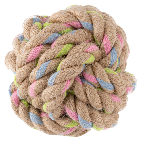 Beco Hemp Rope Ball Interactive Play Dog Toy Large