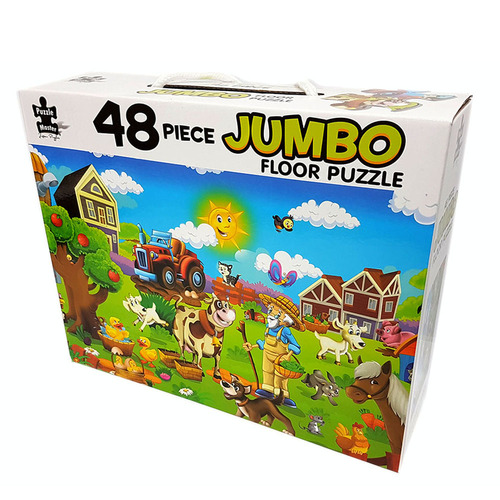 Puzzle Master Farmyard Friends Floor Puzzle 48 Pieces (BMS008707)