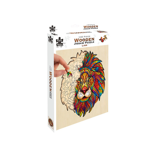 Puzzle Master Lion Wooden Jigsaw Puzzle 145 Pieces (BMS010755)