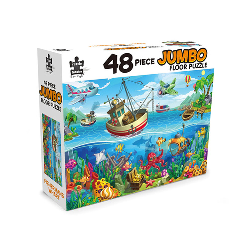 Puzzle Master Fishermans Wharf Jumbo Floor Puzzle 48 Pieces (BMS012599)