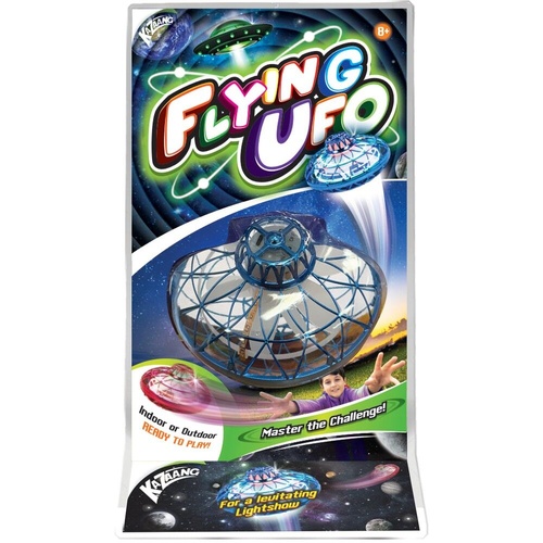 Kazaang Flying UFO Indoor/Outdoor Interactive Play Ages 8+ Blue