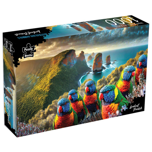 Puzzle Master Lorikeet Friends Jigsaw Puzzle 1000 Pieces
