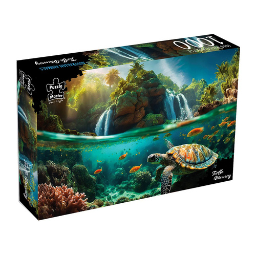 Puzzle Master Turtle Discovery Jigsaw Puzzle 1000 Pieces (BMS016993)
