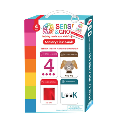 Sense & Grow Sensory Flash Cards 40 Cards for Ages 3+ (BMS017501)