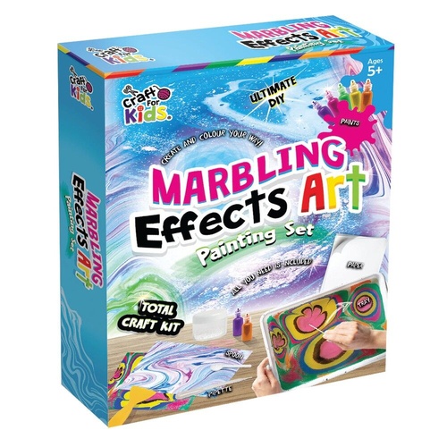 Craft for Kids Ultimate DIY Marbling Effects Art Painting Set Ages 5+