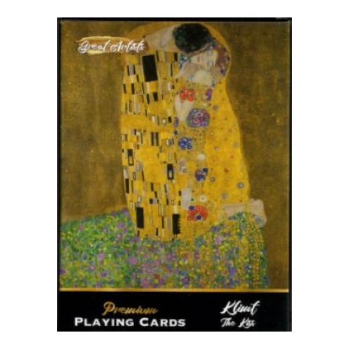 Great Artist Premium Playing Cards Klimt: The Kiss Single Deck