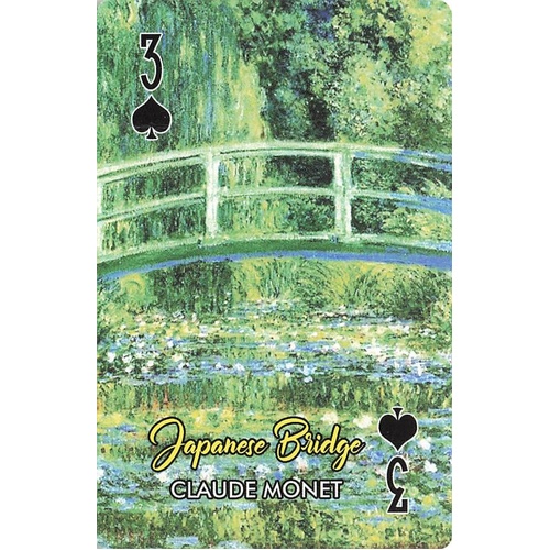 Great Artist Playing Cards: Claude Monet Japanese Footbridge