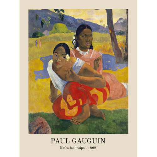 Great Artist Playing Cards: Paul Gauguin When Will You Marry