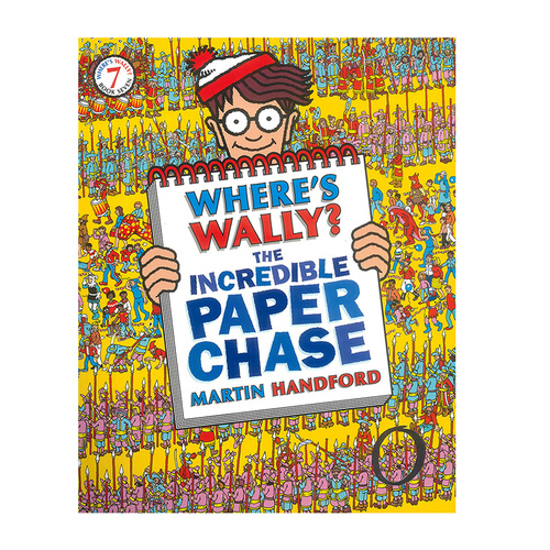 Wheres Wally The Incredible Paper Chase by Martin Handford Book 7 (BMS346916)