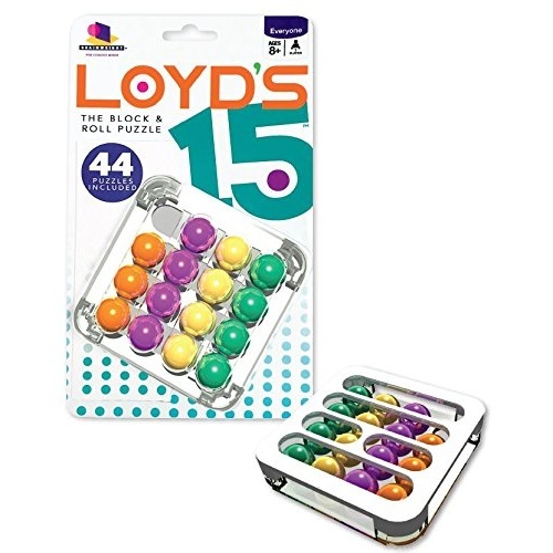 Loyd's 15 Block & Roll Puzzle by Brainwright Classic Game Toys BRA8010