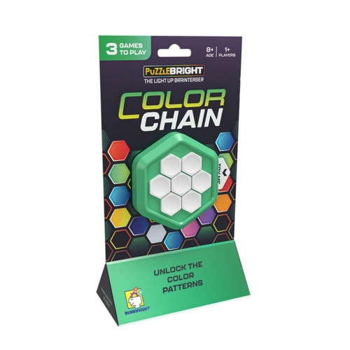 Brainwright PuzzleBright Colour Chain Light Up Brain Teaser Ages 8+