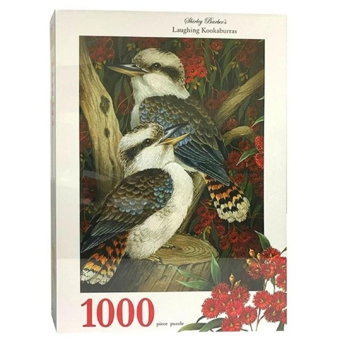 Laughing Kookaburras by Shirley Barber Jigsaw Puzzle 1000 Pieces
