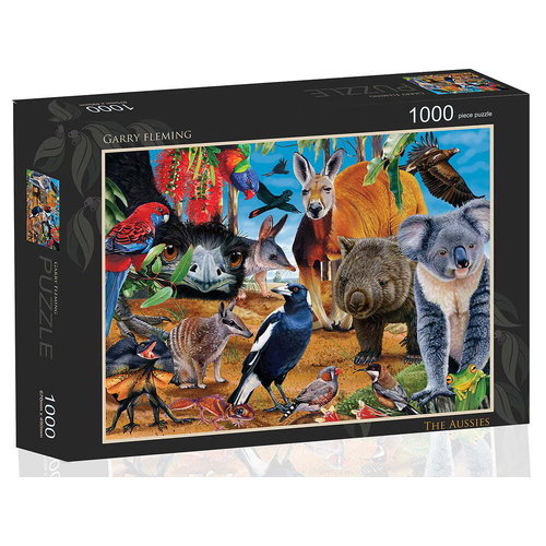 Brolly Books Garry Fleming The Australian Animals Jigsaw Puzzle 1000 Pieces