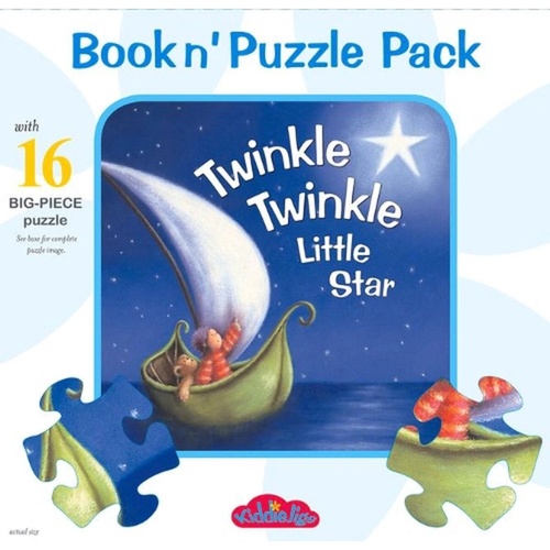 Twinkle Twinkle Little Star Book N' Puzzle Pack for Ages 3+