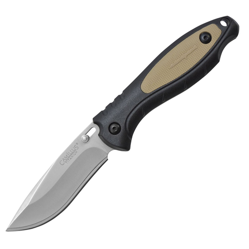 Camillus 8" Tigersharp Fixed Blade Knife Black/Tan Handle (CA-19132)