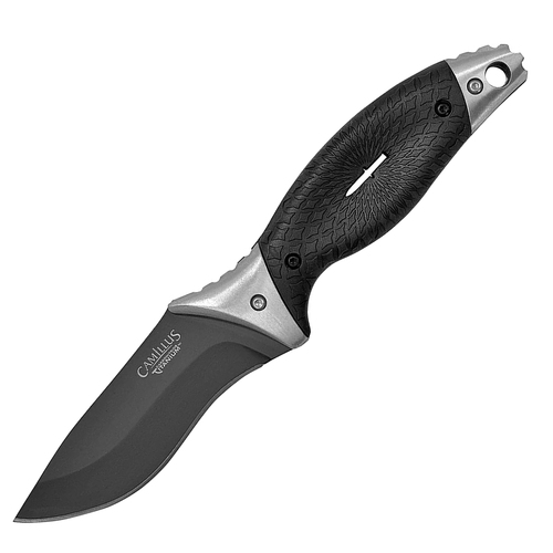 Camillus ST6 9" Fixed Blade Knife Rubber Handle Black (CA-19134)