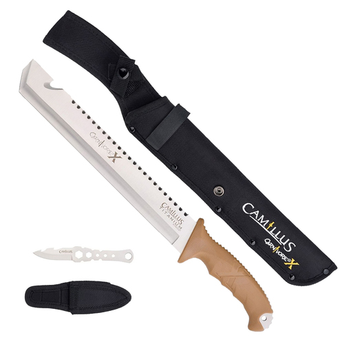Camillus Carnivore X 18" Machete Full Tang Fixed Blade 457mm (CA-19236)