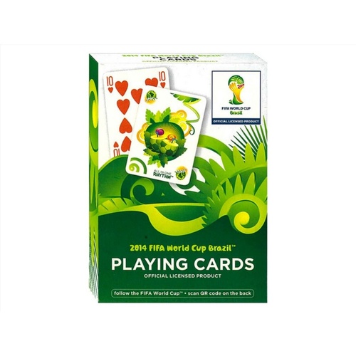 2014 FIFA World Cup Brazil Poker Playing Cards Green
