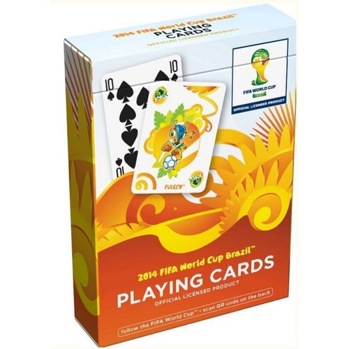 2014 FIFA World Cup Brazil Poker Playing Cards Orange