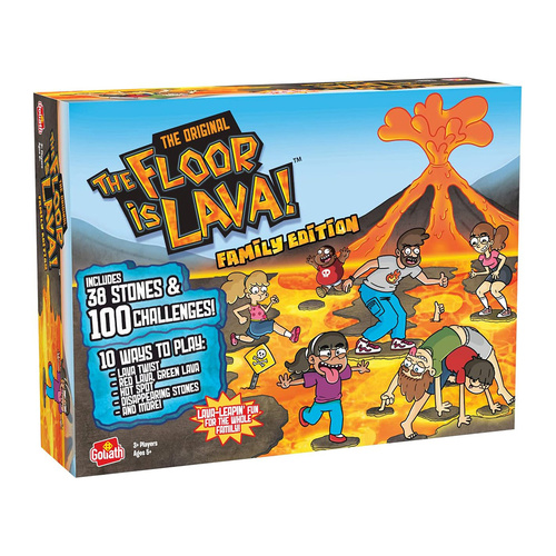 Goliath Original The Floor is Lava Family Edition 3+ Players Ages 5+ (CAA216822)
