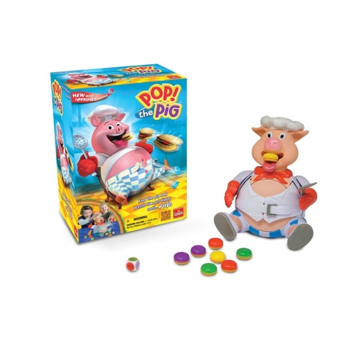Goliath Pop the Pig Belly-Busting Fun Game 2-6 Players Ages 4+