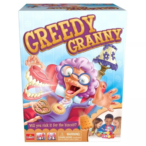Goliath Greedy Granny Board Game for Kids 2-4 Players Ages 4+