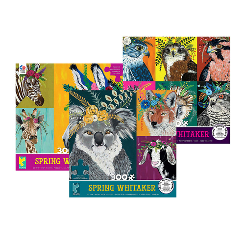Ceaco Spring Whitaker Jigsaw Puzzle Assorted 300 Pieces XL (CEA2268)