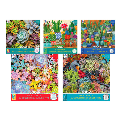 Ceaco Succulents Jigsaw Puzzle Assorted 300 Pieces XL (CEA2269)