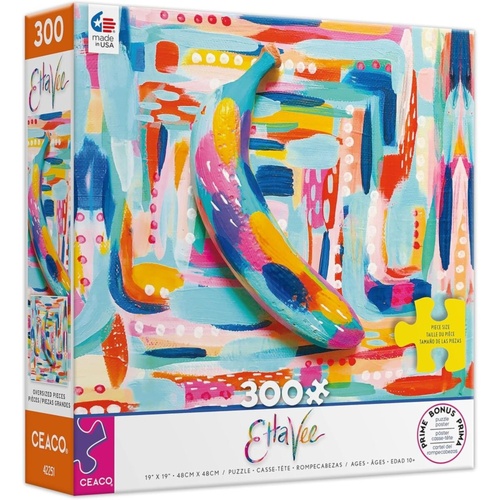 Ceaco Etta Vee Banana Jigsaw Puzzle XL 300 Pieces