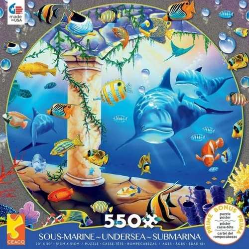 Ceaco Undersea Hanging Gardens Jigsaw Puzzle 550 Pieces