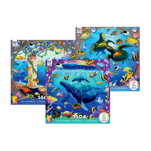 Ceaco Jeff Wilke Undersea Jigsaw Puzzle Assorted 550 Pieces (CEA2442)