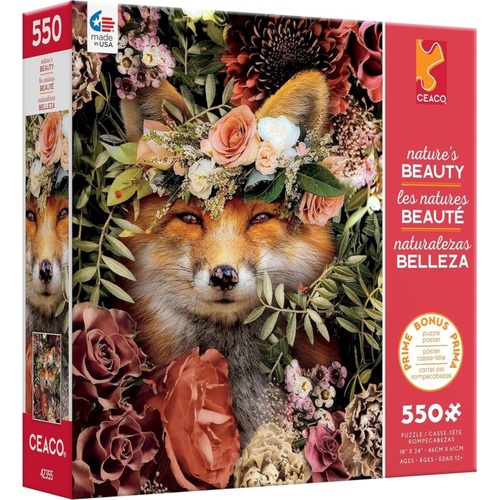 Ceaco Natures Beauty Fox Jigsaw Puzzle 550 Pieces