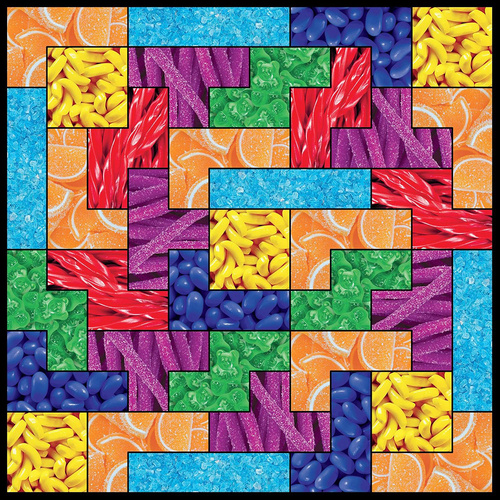 Ceaco Tetris Sweets Jigsaw Puzzle incl Poster 750 Pieces (CEA2946-1)
