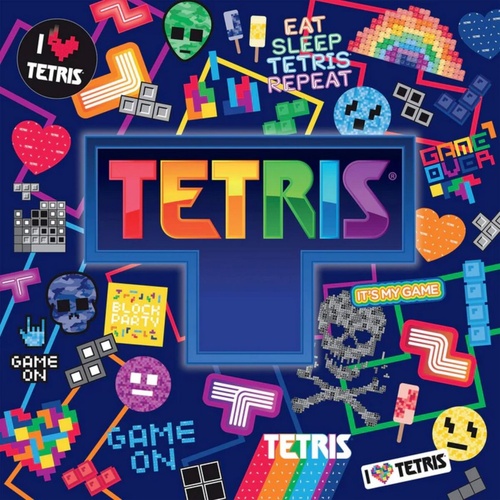 Ceaco Tetris Video Sticker Collage Jigsaw Puzzle 750 Pieces