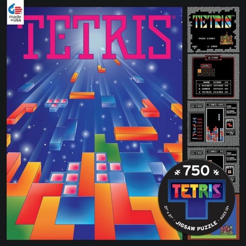 Ceaco Tetris Space Gaming Poster Jigsaw Puzzle 750 Pieces