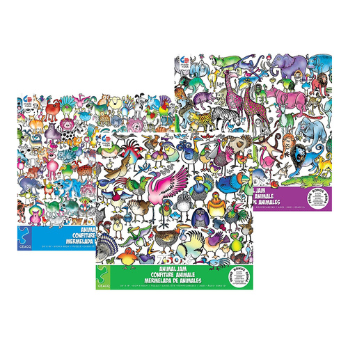 Ceaco Animal Jam Adult Jigsaw Puzzle Assorted 750 Pieces (CEA2948)
