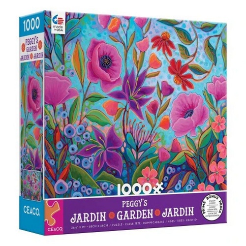 Ceaco Peggys Garden Colourful Jigsaw Puzzle 1000 Pieces