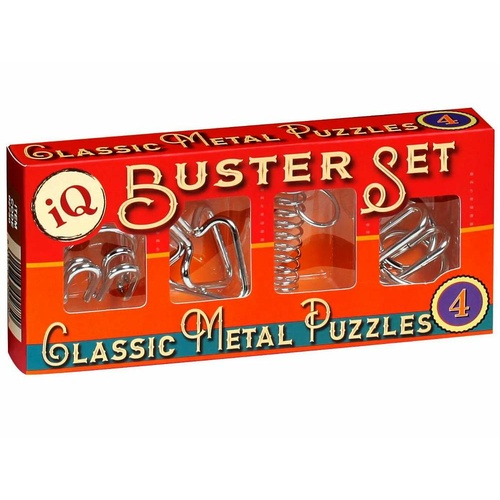 IQ BUSTER SET OF 4 METAL (CHE02750)